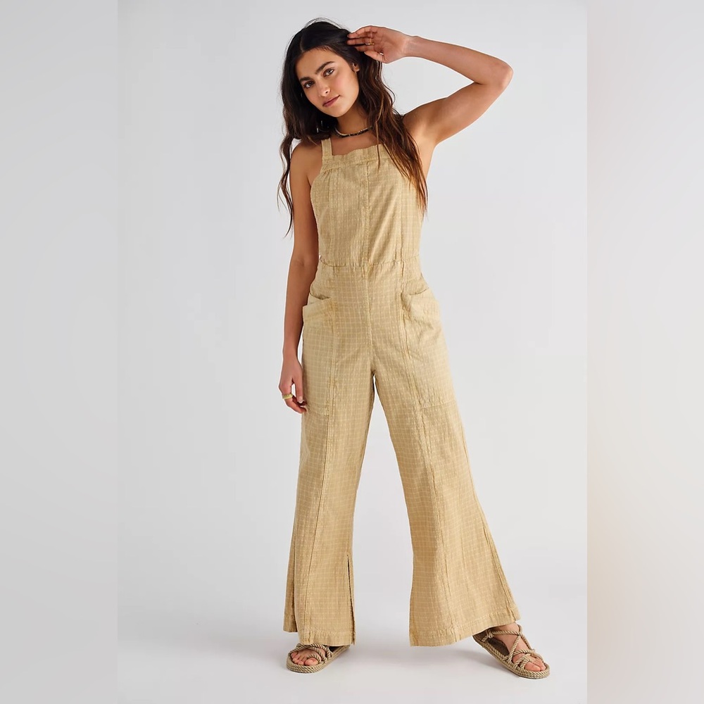Free People Savannah Overalls Size Small